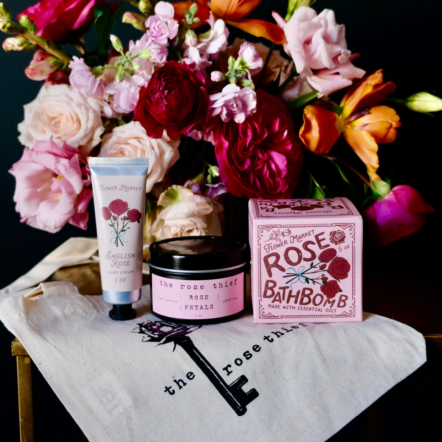 The Rose Thief Mini Bath Set