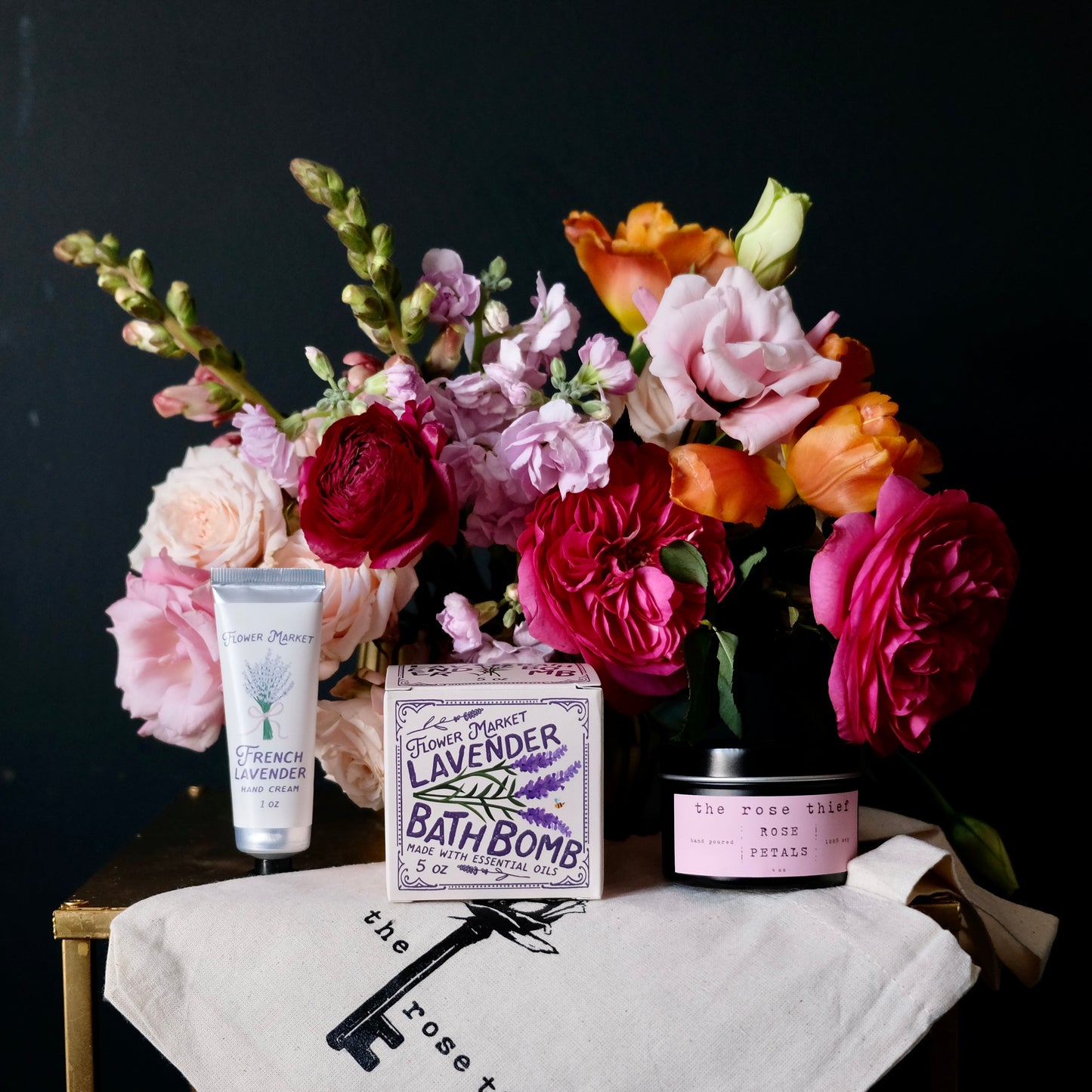The Rose Thief Mini Bath Set