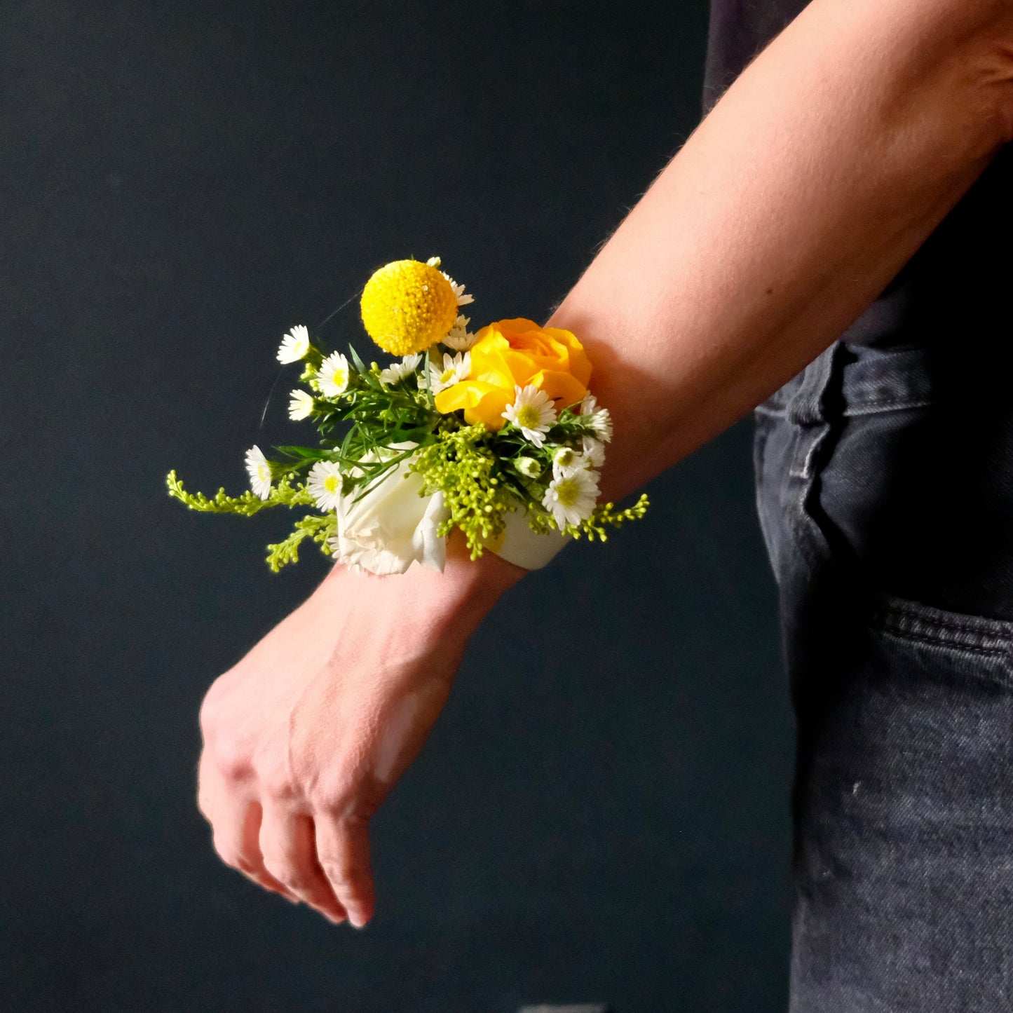 Sunshine Yellow Corsage
