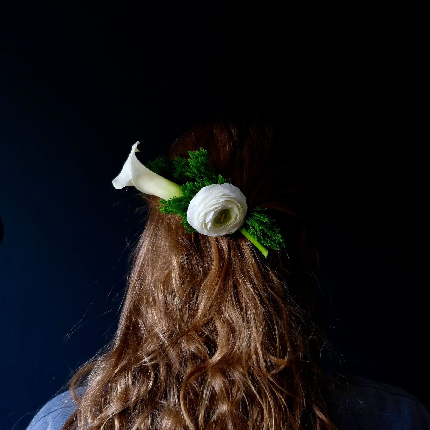 White Modern Hair Barrette