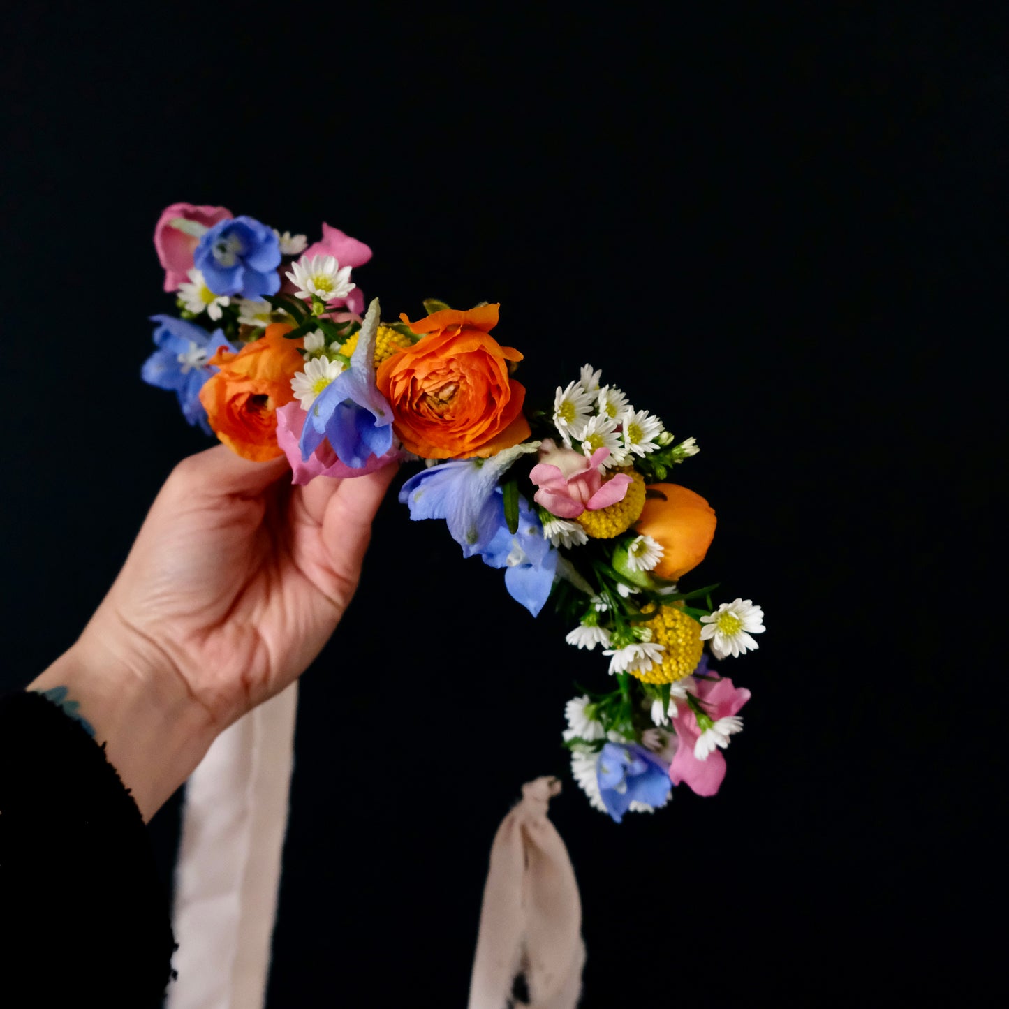 Bright Meadow Flower Crown