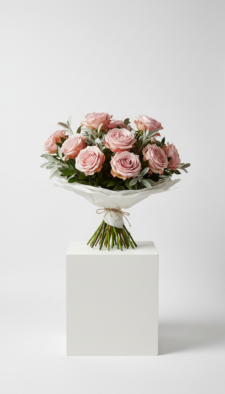 Statement Rose & Sage Bouquet