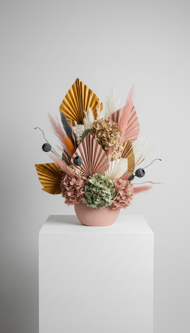 Gold Ochre Modern Arrangement