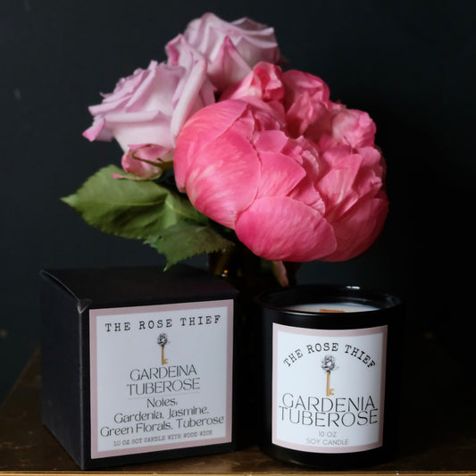 The Rose Thief Soy Candle with Wood Wick