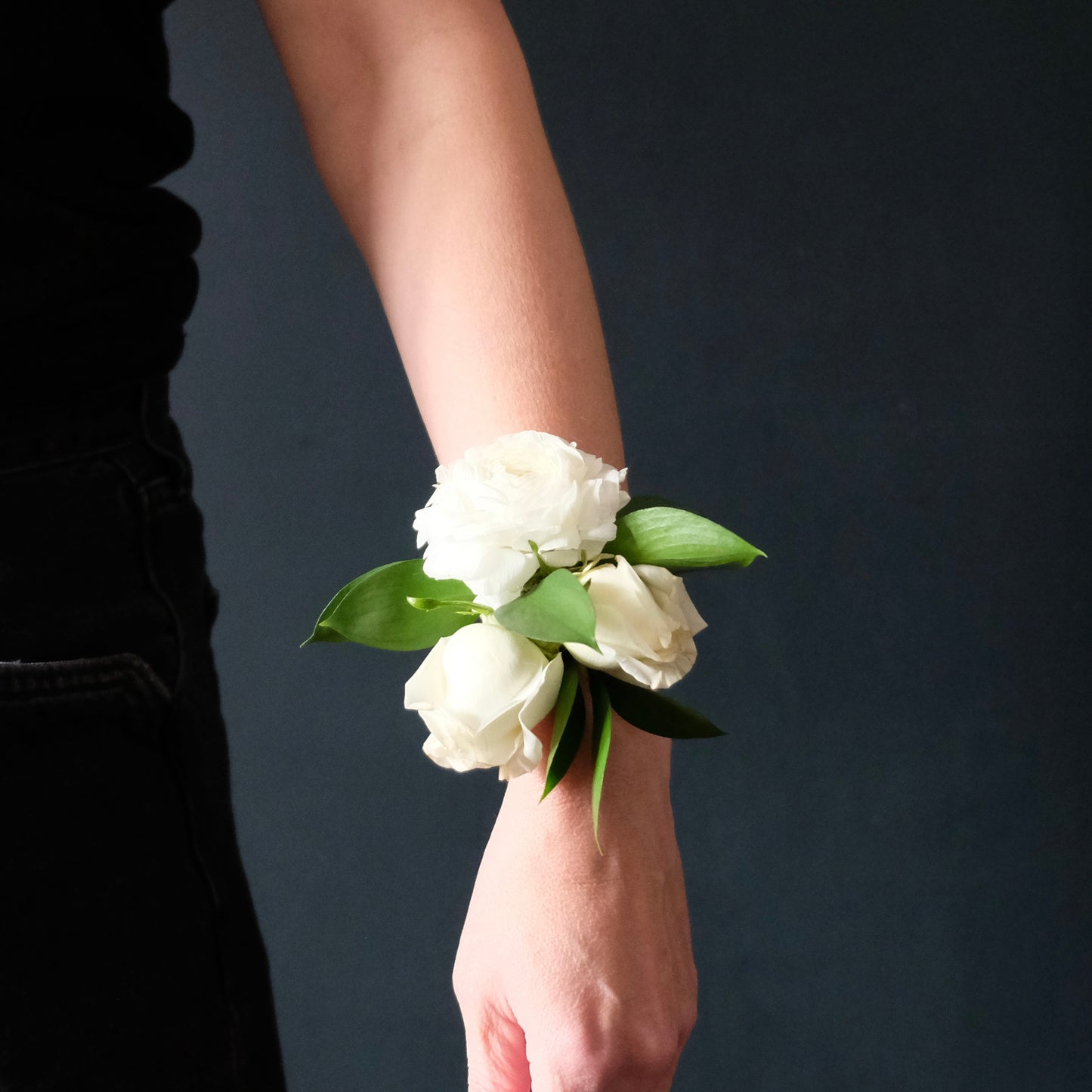 Classic White Corsage