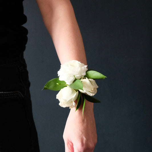 Classic White Corsage