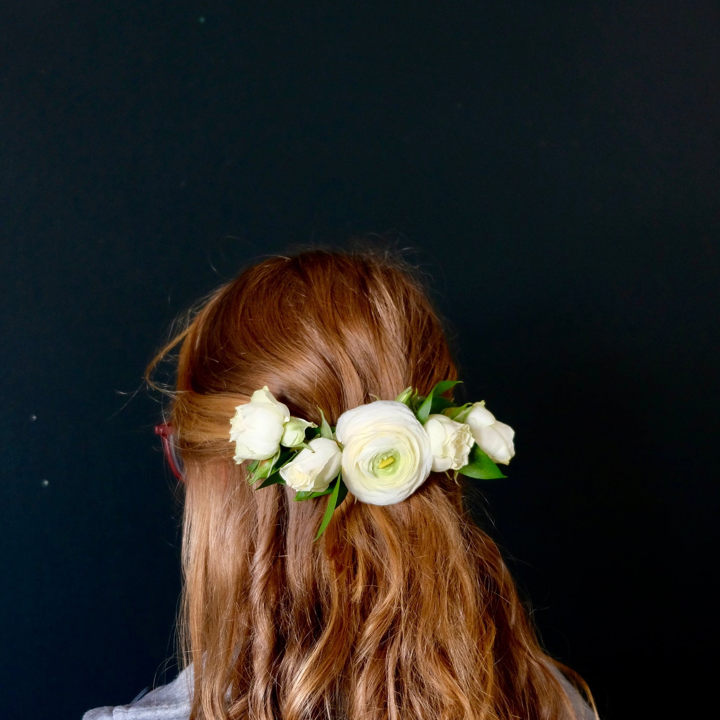 Classic White Hair Barrette