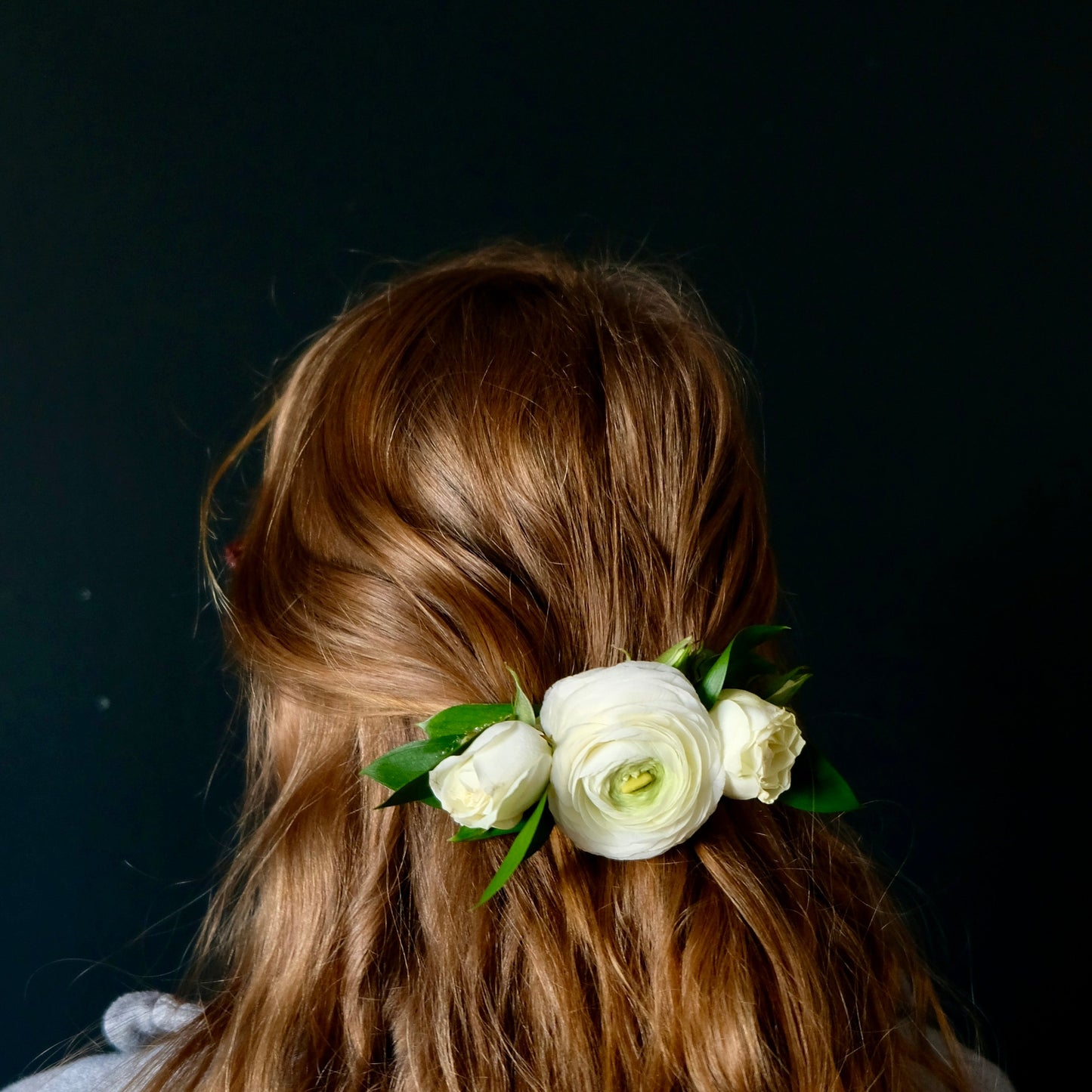 Classic White Hair Barrette