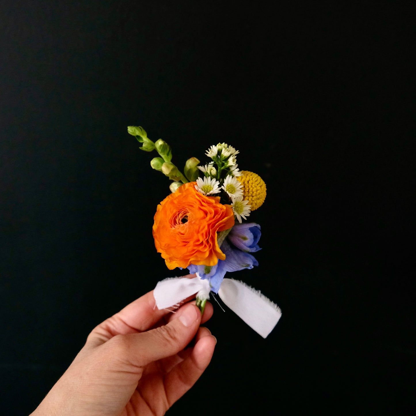 Bright Meadow Boutonniere